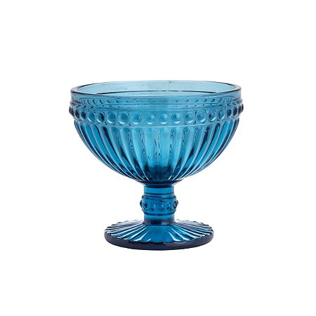 CJ 6 TAÇAS DE VIDRO EMPIRE AZUL 300ml