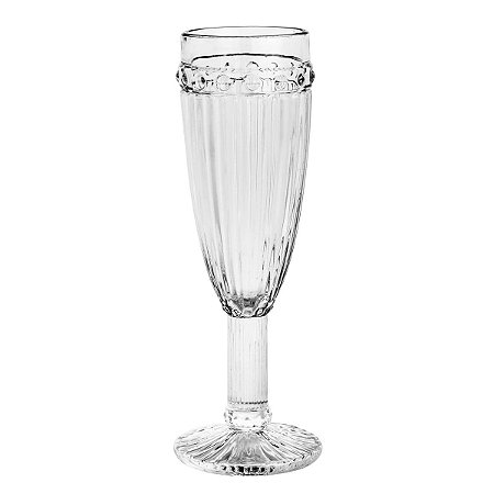 CJ 6 TAÇAS P/CHAMPAGNE DE VIDRO EMPIRE TRANSPARENTE 170ml