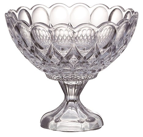 CENTRO DE MESA ANGELICA EM CRISTAL ECOLÓGICO COM PÉ 21.7CM