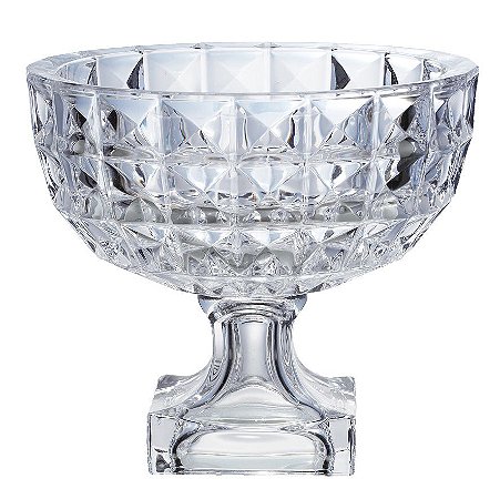 CENTRO DE MESA AQUAMARINE EM CRISTAL ECOLÓGICO 24.5CM