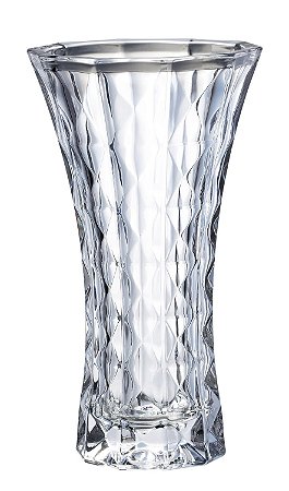 VASO AQUAMARINE EM CRISTAL ECOLÓGICO 25.5CM