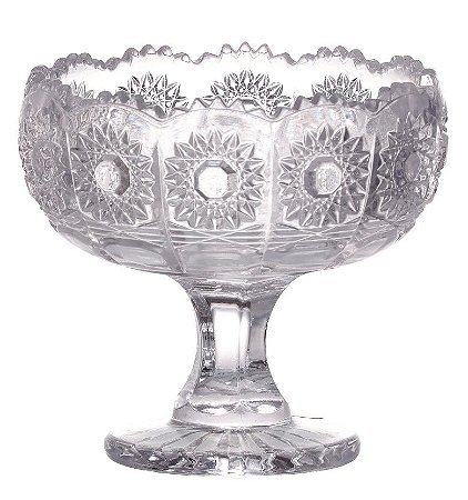 JG 6 TAÇAS P/SOBREMESA EM CRISTAL ECOLÓGICO 10,5X10CM