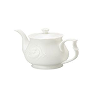 BULE P/CAFÉ DE PORCELANA SUPER WHITE QUEEN 1l