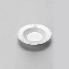 PRATO FUNDO DE PORCELANA SUPER WHITE QUEEN 21,5cm