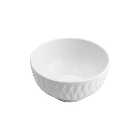 BOWL DE PORCELANA BALLOON BRANCO 11,5x6cm