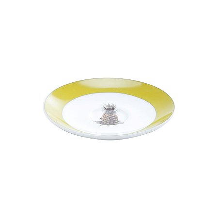 CJ 6 XÍCARAS P/CAFÉ DE PORCELANA SUPER WHITE PINEAPPLE 90ml