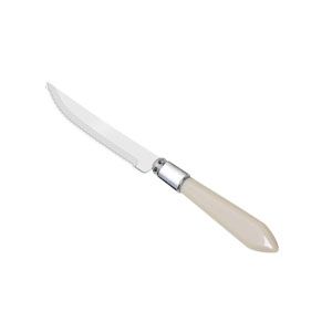 CJ 6 FACAS CHURRASCO AÇO INOX CABO PLÁSTIC MOTHER CINZA 23cm