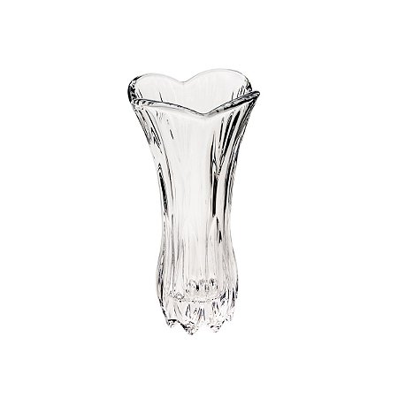 VASO DE VIDRO TULIPA 9x19cm