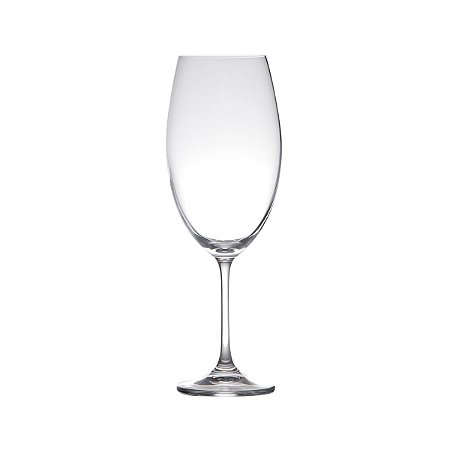 CJ 6 TAÇAS VIDRO CRISTALINO SODO-CÁLCICO P/ VINHO 630ML
