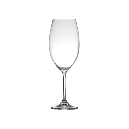CJ 6 TAÇAS VIDRO CRISTALINO SODO-CÁLCICO P/ VINHO 400ML