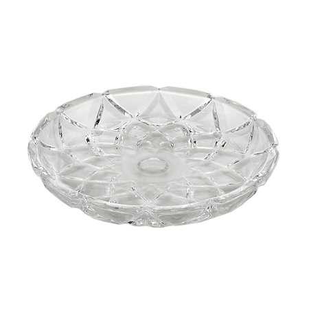 PRATO DE CRISTAL DELI 18,5x2,5cm