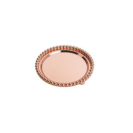BANDEJA DE ZAMAC BALLS ROSÉ 13,5x2,5cm