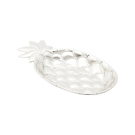 BANDEJA DE ZAMAC NIQUELADO PINEAPPLE 22,5x12cm