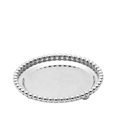 BANDEJA DE ZAMAC NIQUELADO BALLS 13,5x2,5cm
