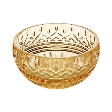 CJ 6 BOWLS CRISTAL LYS ÂMBAR 11x5cm