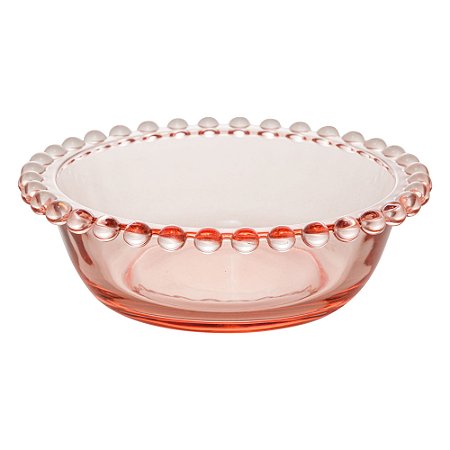 CJ 3 BOWLS CRISTAL PEARL ROSA 14x5cm