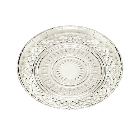 CJ 6 PRATOS CRISTAL SOBREMESA LYS 20cm