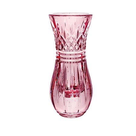 VASO CRISTAL LYS ROSA 6x4x15cm