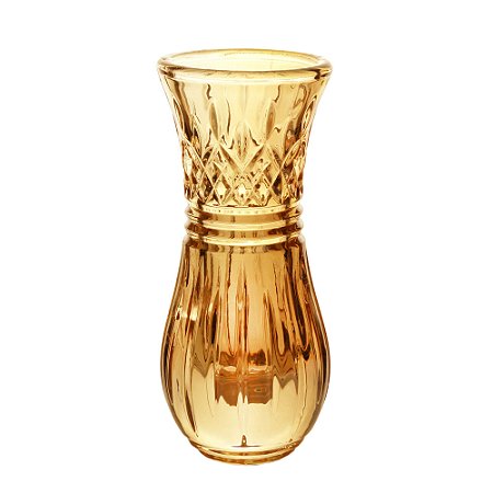 VASO CRISTAL LYS ÂMBAR 6x4x15cm