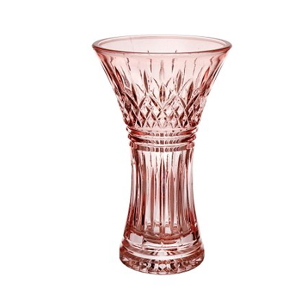 VASO CRISTAL LYS ROSA 16x10x30cm
