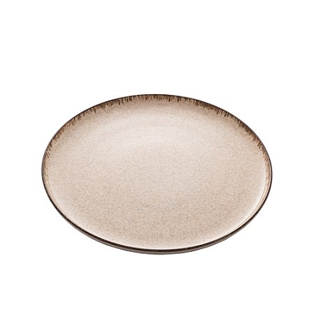 PRATO RASO PORCELANA REACTIVE CANELA 27cm