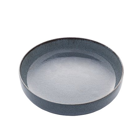 PRATO FUNDO PORCELANA REACTIVE AZUL 20cm