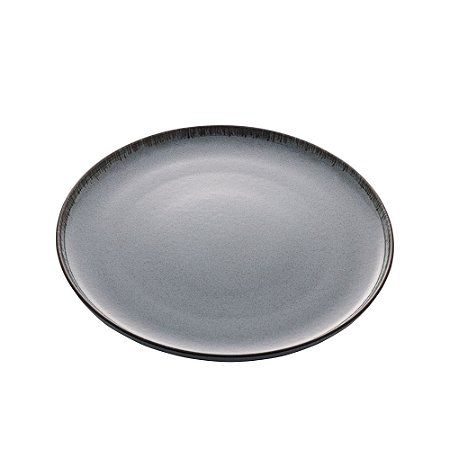 PRATO RASO PORCELANA REACTIVE AZUL 27cm