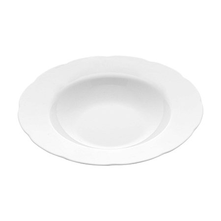 PRATO FUNDO PORCELANA ADANA BRANCO 23cm