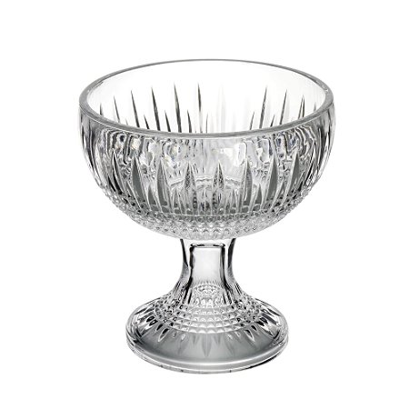 CENTRO DE MESA CRISTAL C/PÉ QUEEN 14x15cm