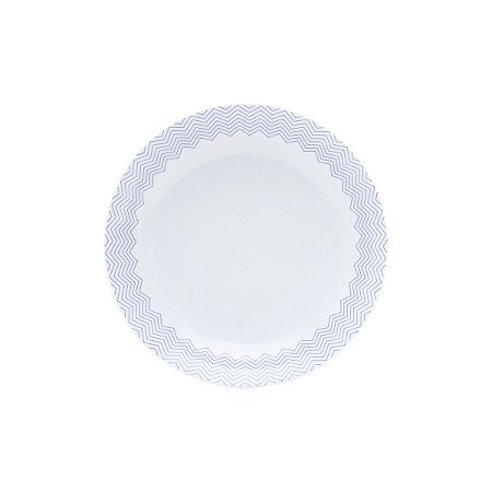 CJ 6 PRATOS FUNDOS DE PORCELANA LIMOGES ARPEGGIO 20,5CM