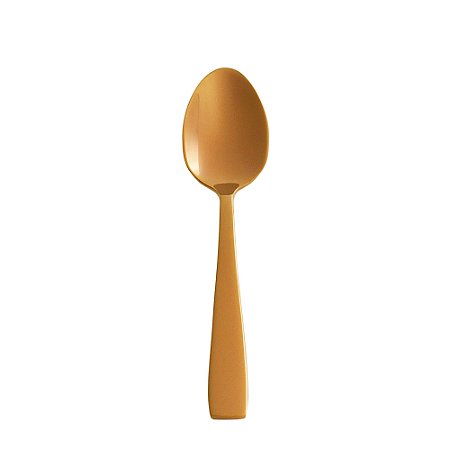 CJ 6 COLHERES AÇO INOX P/CAFÉ PISA ROSÉ GOLD