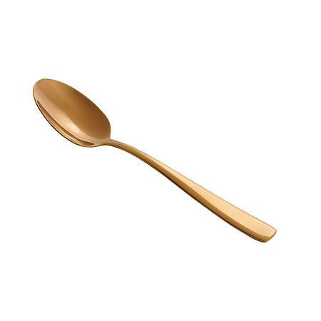 CJ 6 COLHERES AÇO INOX P/CHÁ PISA ROSÉ GOLD