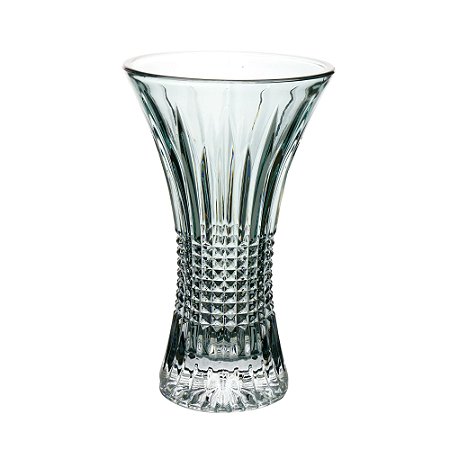 VASO CRISTAL QUEEN VERDE 15x10x24cm