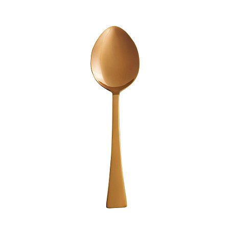 COLHER AÇO INOX P/SERVIR BERNA ROSÉ GOLD