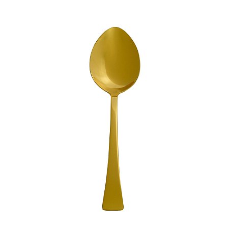 COLHER AÇO INOX P/SERVIR BERNA DOURADO