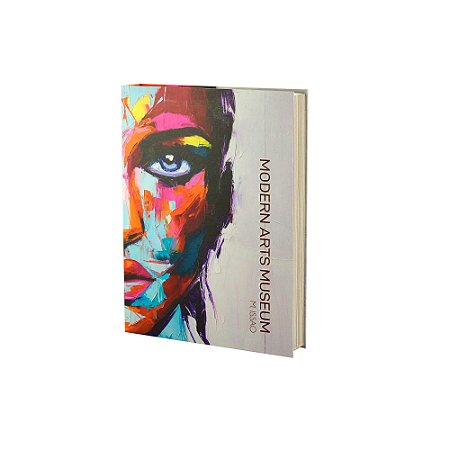 CAIXA LIVRO PAPEL RÍGIDO MODERN ARTS 36x27x5cm