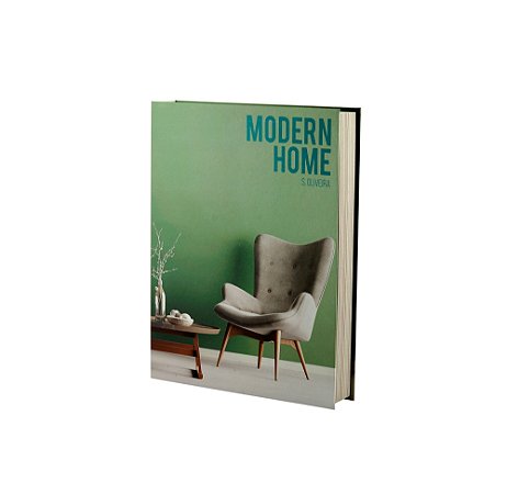 CAIXA LIVRO PAPEL RÍGIDO MODERN HOME 36x27x5cm