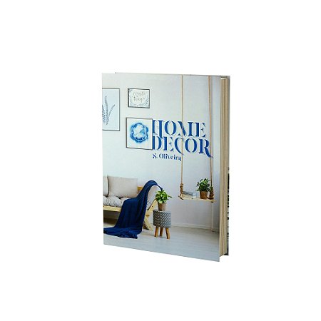 CAIXA LIVRO PAPEL RÍGIDO HOME DECOR 36x27x5cm