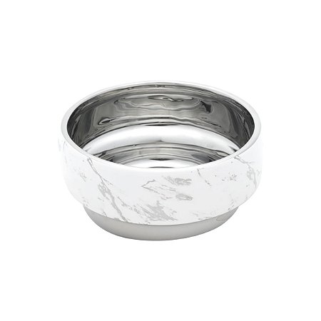 CENTRO DE MESA CERÂMICA BRANCO 15x8cm