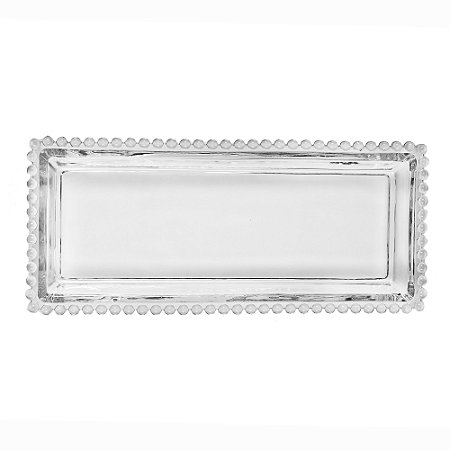 TRAVESSA CRISTAL PEARL 30x13x3cm