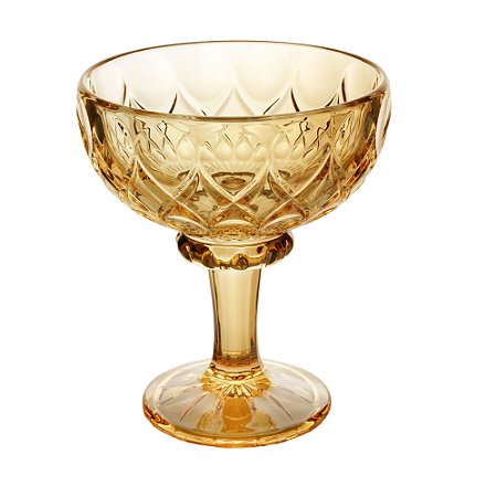 CJ 6 TAÇAS CRISTAL P/SOBREMESA ANGEL ÂMBAR 260ml