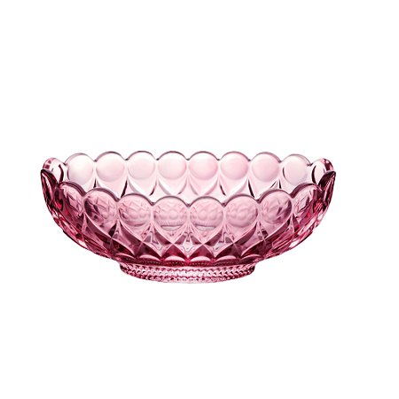 CENTRO DE MESA CRISTAL ANGEL VERDE 29x11cm
