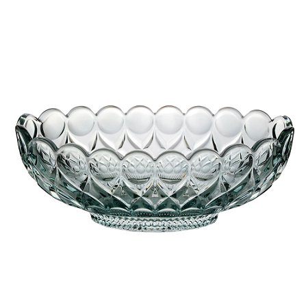 CENTRO DE MESA CRISTAL ANGEL ROXO 29x11cm