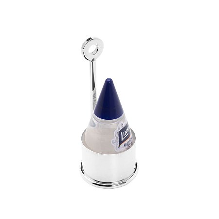 PORTA ADOÇANTE DE PRATA LISO LINEA 75ml 5,3X13