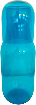 MORINGA PLASTICA ADELE AZUL 8,8 X 8,8 X 24,6 CM