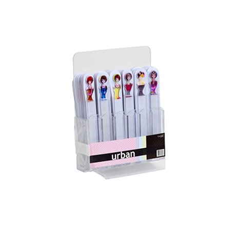 LIXA DE UNHA ACRILICA FASHION GIRLS 14 X 1,3 X 0,4