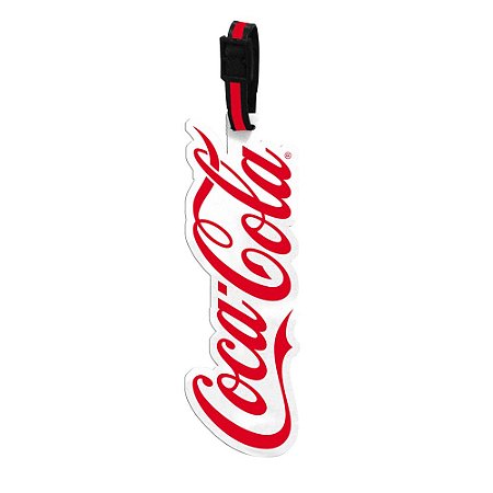 ETIQUETA PARA MALA COCA COLA PLASTICO LOGO COCA COLA