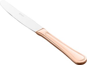 CJ 12 FACAS DE AÇO INOX P/SOBREMESA PVD ROSÉ GOLD AVALON