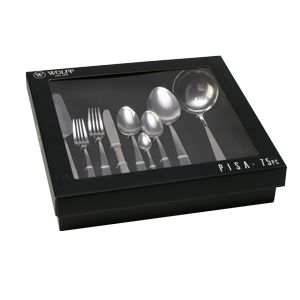 FAQUEIRO 75PC DE AÇO INOX PISA C/GIFT BOX