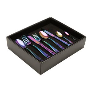 FAQUEIRO 48PCS DE AÇO INOX PVD RAINBOW C/GIFT BOX PISA